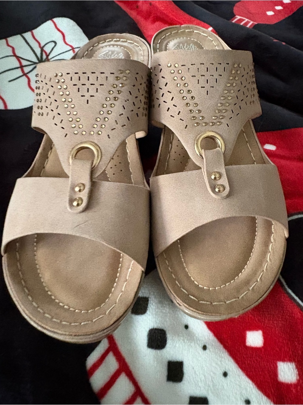 Wedge Slide Sandals